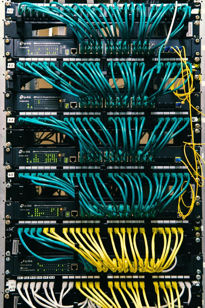 server rack cabling